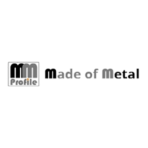 Logotyp made of metal